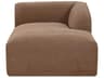 Moe's Home Isla Brown Upholstered Chaise