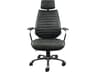 Moe's Home Leather Adjustable Swivel Executive Desk Chair