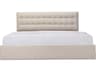 Moe's Home Sebastion White Solid Wood Queen Panel Bed