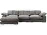 Moe's Home Plunge Large Sectional Charcoal