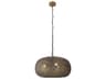 Metropolitan Moradabad 3-Light Brass Antique Pendant