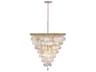 Metropolitan Aurelias Cove 12-Light Autumn White Tiered Pendant
