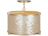 Metropolitan Sommers Bend 4-Light Fawn Gold Drum Semi Flush Mount