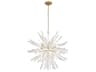Metropolitan Aisi 12-Light Fawn Gold Sputnik Pendant