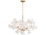 Metropolitan Bloome 6-Light Legacy Brass Chandelier