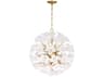 Metropolitan Bloome 8-Light Legacy Brass Pendant