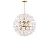 Metropolitan Bloome 12-Light Legacy Brass Pendant