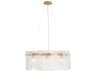 Metropolitan Brookstreet 6-Light Legacy Brass Drum Pendant