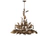 Metropolitan Seraphine 11-Light Weathered Gold Candelabra Chandelier