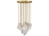 Metropolitan Velisse 6-Light Legacy Brass Pendant