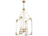 Metropolitan Prima Vista 8-Light Aged Antique Brass Pendant