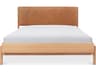 Moe's Home Colby Camel Brown Oak Queen Platform Bed