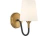 Minka Lavery Brienne 1-Light Legacy Brass Wall Sconce