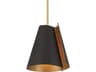 Minka Lavery Hillcrest 1-Light Legacy Brass Dark Bronze Mini Pendant