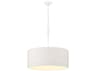 Minka Lavery Lodelle 4-Light Matte White Drum Pendant