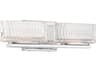 Minka Lavery Sparren 2-Light Chrome Glass LED Vanity Light