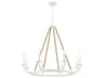 Minka Lavery Lanton 8-Light Sand White Candelabra Chandelier