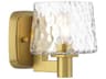 Minka Lavery Drysdale 1-Light Soft Brass Wall Sconce
