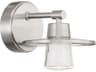 Minka Lavery Beacon Avenue 1-Light Brushed Nickel Glass LED Vanity Light