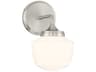 Minka Lavery Cornwell 1-Light Brushed Nickel Wall Sconce
