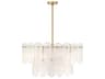 Minka Lavery Oldmill 9-Light Legacy Brass Drum Tiered Pendant