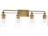 Minka Lavery Binsly 4-Light Antique Noble Brass Vanity Light