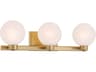 Minka Lavery Mooncrest 3-Light Legacy Brass Vanity Light