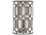 Minka Lavery Hexly 1-Light Bronze Sultry Silver Wall Sconce