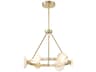 Minka Lavery Zill 6-Light Lily Gold Round Chandelier