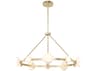 Minka Lavery Zill 10-Light Lily Gold Chandelier