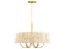 Minka Lavery Hellia 6-Light Legacy Brass Pendant