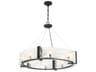 Minka Lavery Cloud Break 8-Light Coal Black Round Pendant