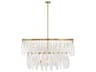 Minka Lavery Willow 14-Light Legacy Brass Round Tiered Pendant
