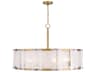 Minka Lavery Veil 10-Light Legacy Brass Drum Pendant
