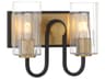 Minka Lavery Orla 2-Light Legacy Brass Dark Matte Black Vanity Light