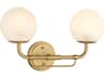 Minka Lavery Whitehall 2-Light Legacy Brass Vanity Light