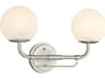 Minka Lavery Whitehall 2-Light Brushed Nickel Vanity Light