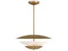 Minka Lavery Solara 4-Light Legacy Brass Bowl Tiered Pendant