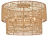 Minka Lavery Bungalow Heaven 5-Light Soft Brass Tiered Flush Mount