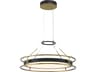 Minka Lavery Levitation 1-Light Sand Coal Soft Brass Black LED Pendant
