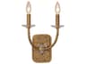 Minka Lavery Atella 2-Light Ashen Gold Wall Sconce