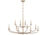 Minka Lavery Atella 12-Light Ashen Gold Candelabra Chandelier