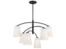 Minka Lavery Headington 6-Light Coal Black Empire Chandelier