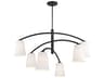 Minka Lavery Headington 6-Light Coal Black Empire Chandelier