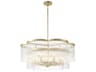 Minka Lavery Azura 6-Light Heirloom Brass Tiered Pendant