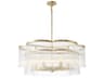 Minka Lavery Azura 6-Light Heirloom Brass Tiered Pendant