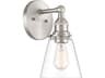 Minka Lavery Barwell 1-Light Brushed Nickel Wall Sconce