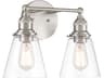 Minka Lavery Barwell 2-Light Brushed Nickel Vanity Light