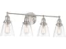 Minka Lavery Barwell 4-Light Brushed Nickel Vanity Light