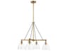 Minka Lavery Sommersby 4-Light Legacy Brass Matte Coal Dome Chandelier